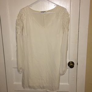 Off white long sleeve Charlotte Russe dress